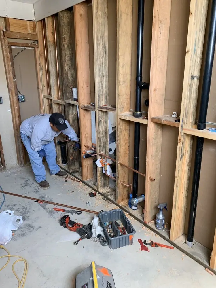Commercial rough-in plumbing for Commercial Plumbing in Camp Green Eyrie